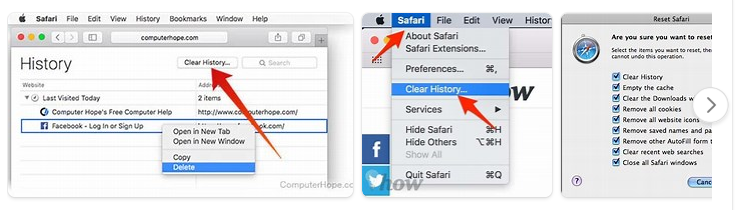 safari browser screen shot images